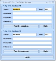 PostgreSQL Join Two Tables Software screenshot